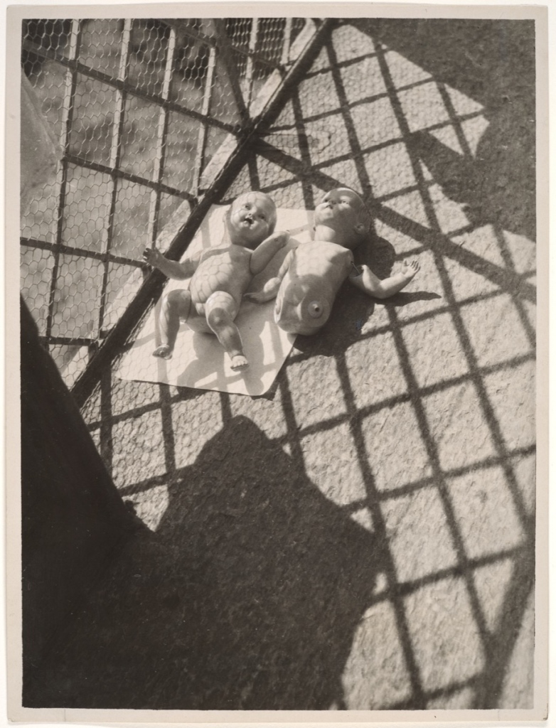 László Moholy-Nagy (American (born Hungary), 1895–1946) Dolls on the Balcony, 1926, Gelatin silver print 23.5 x 17.5 cm (9 1/4 x 6 7/8 in.) The Metropolitan Museum of Art, New York