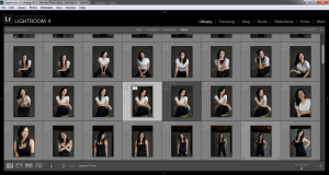 Picking and choosing is easier with the Lightroom catalogue…